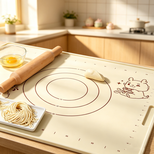 Food Grade Silicone Kneading Mat Thick Non-Stick Dough Mat